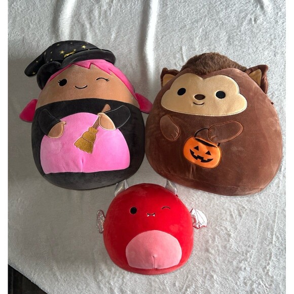 3 Squishmallows - 2 - 12” & 1 - 7” - Picture 1 of 3